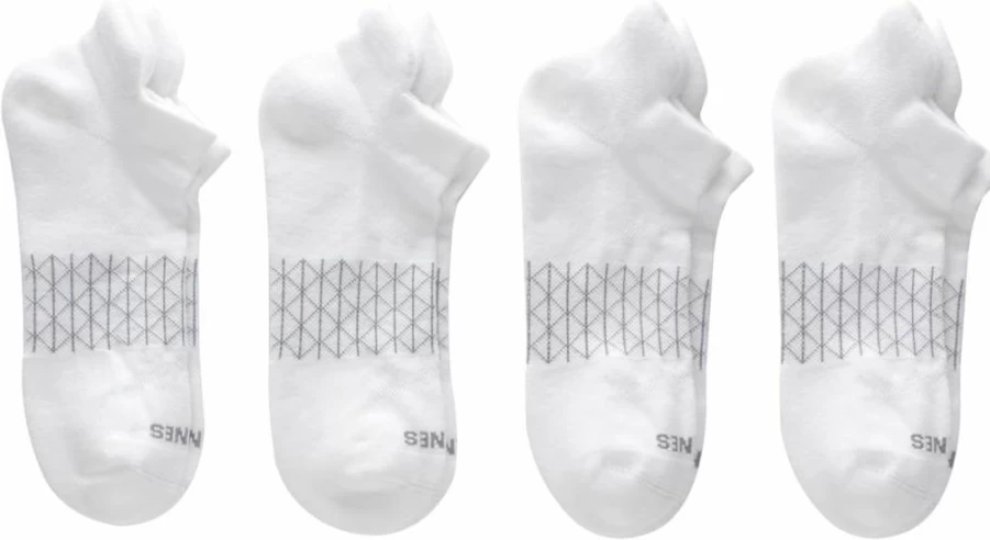Hanes Men's Moisture Wicking Cushioned Socks with Seamless Toe & Heel Support - 4-Pack Athletic Crew Socks