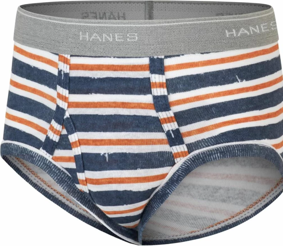 Hanes Boys' Toddler Underwear 10-Pack - Dinosaur Prints, Stripes & Solids with Comfort Waistband & Smooth Seams