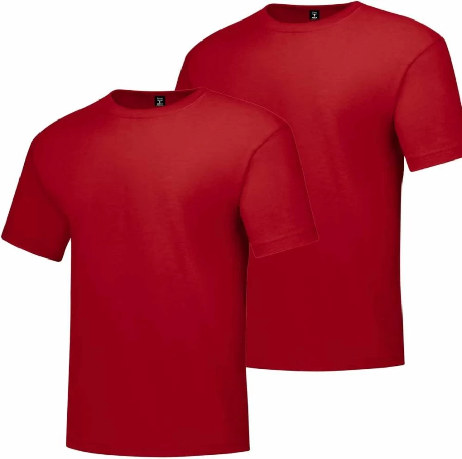 Hanes Men's Big & Tall Beefy-T Heavyweight Cotton T-Shirt, 1 or 2 Pack, Comfort Fit Crewneck Tee