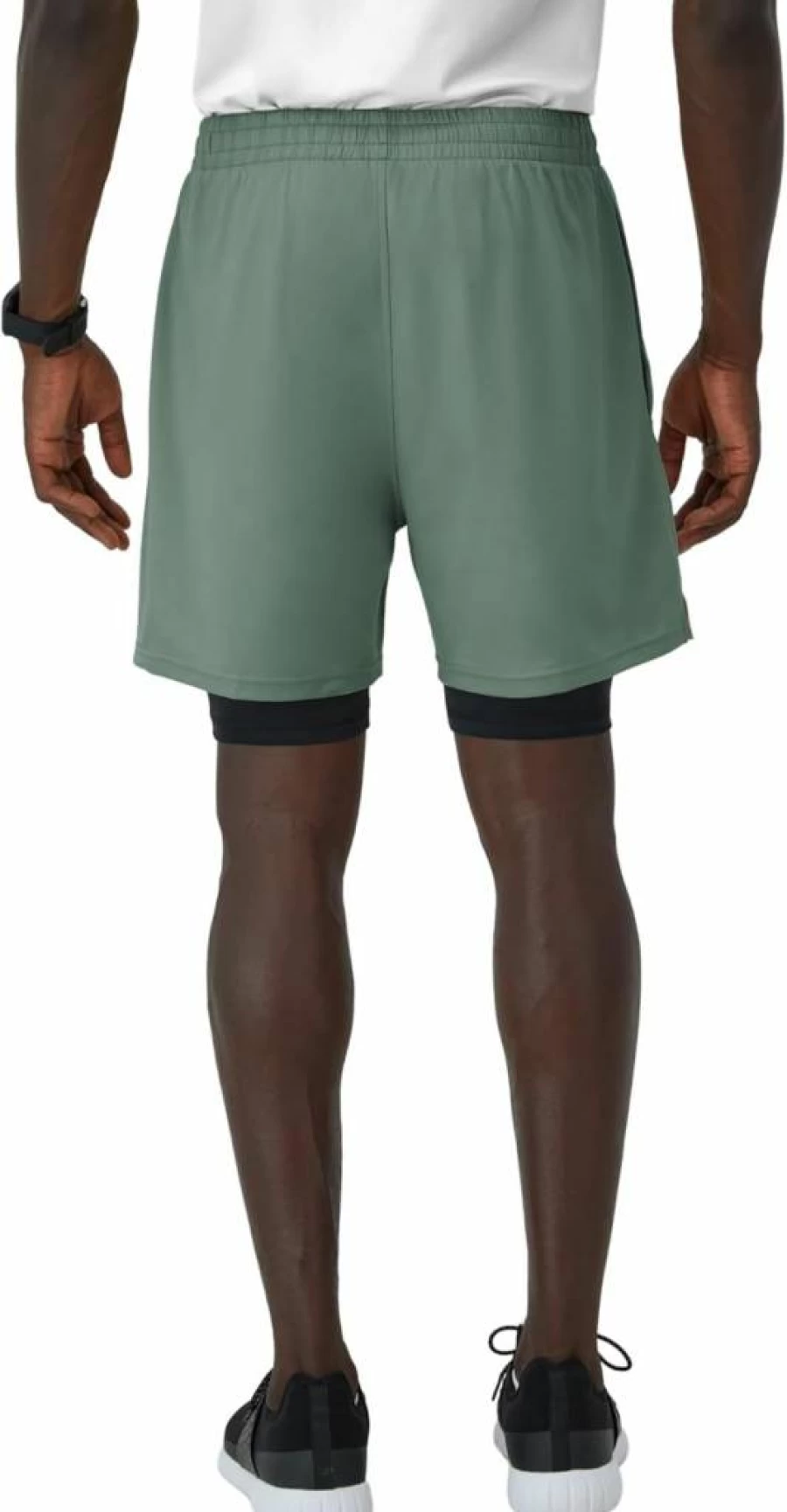 Hanes Men's 5" Workout Shorts with Built-In Boxer Brief, Moisture-Wicking Gym Shorts & Total Support Pouch for Training