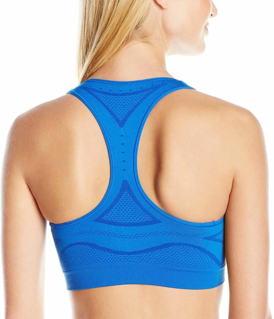Hanes Women's Seamless Racerback Sports Bra - Moisture-Wicking, Moderate Support, 1 or 3 Pack Options