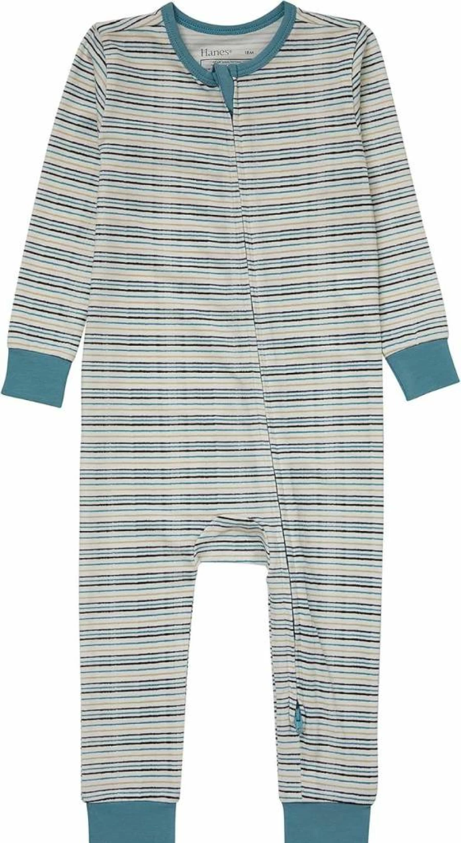 Hanes Organic Baby Sleep 'n Play - Pure Comfort Long Sleeve Footless Romper for Infants, Unisex Boys & Girls