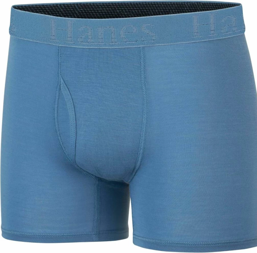 Hanes Boys' Supersoft 5-Pack Boxer Briefs - Original Comfort Assorted Underwear for Kids