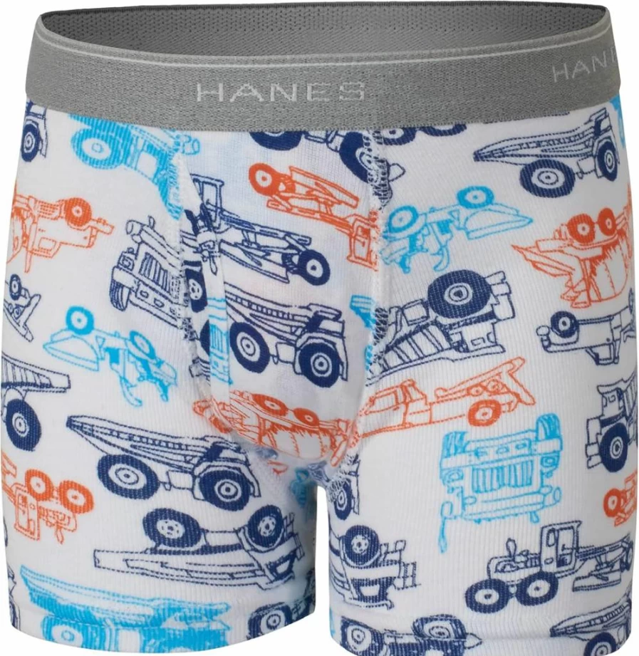 Hanes Boys' ComfortSoft Boxer Briefs - Soft Cotton Underwear for Toddlers & Kids (Multi-Pack Options)