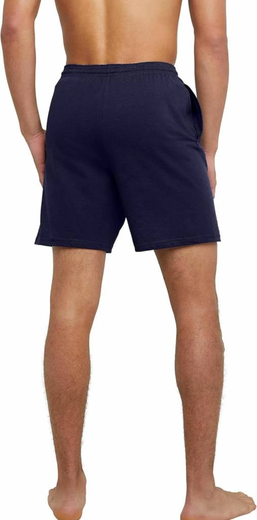 Hanes Men's Cotton Jersey Shorts with Pockets - Comfortable Casual 7.5-Inch Inseam