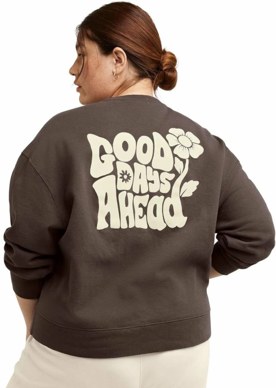 Hanes Women's Plus-Size Fleece Crewneck Sweatshirt - Soft Midweight Pullover for Comfort & Warmth