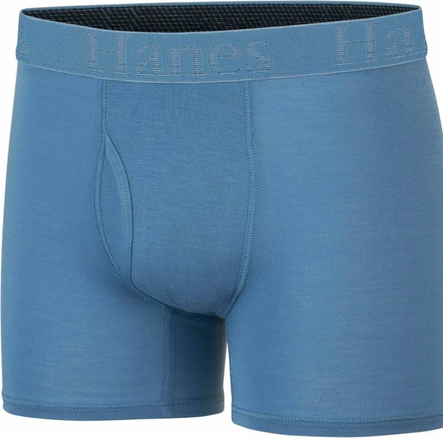 Hanes Boys' Supersoft 5-Pack Boxer Brief Underwear - Assorted Originals Cotton Underwear for Kids