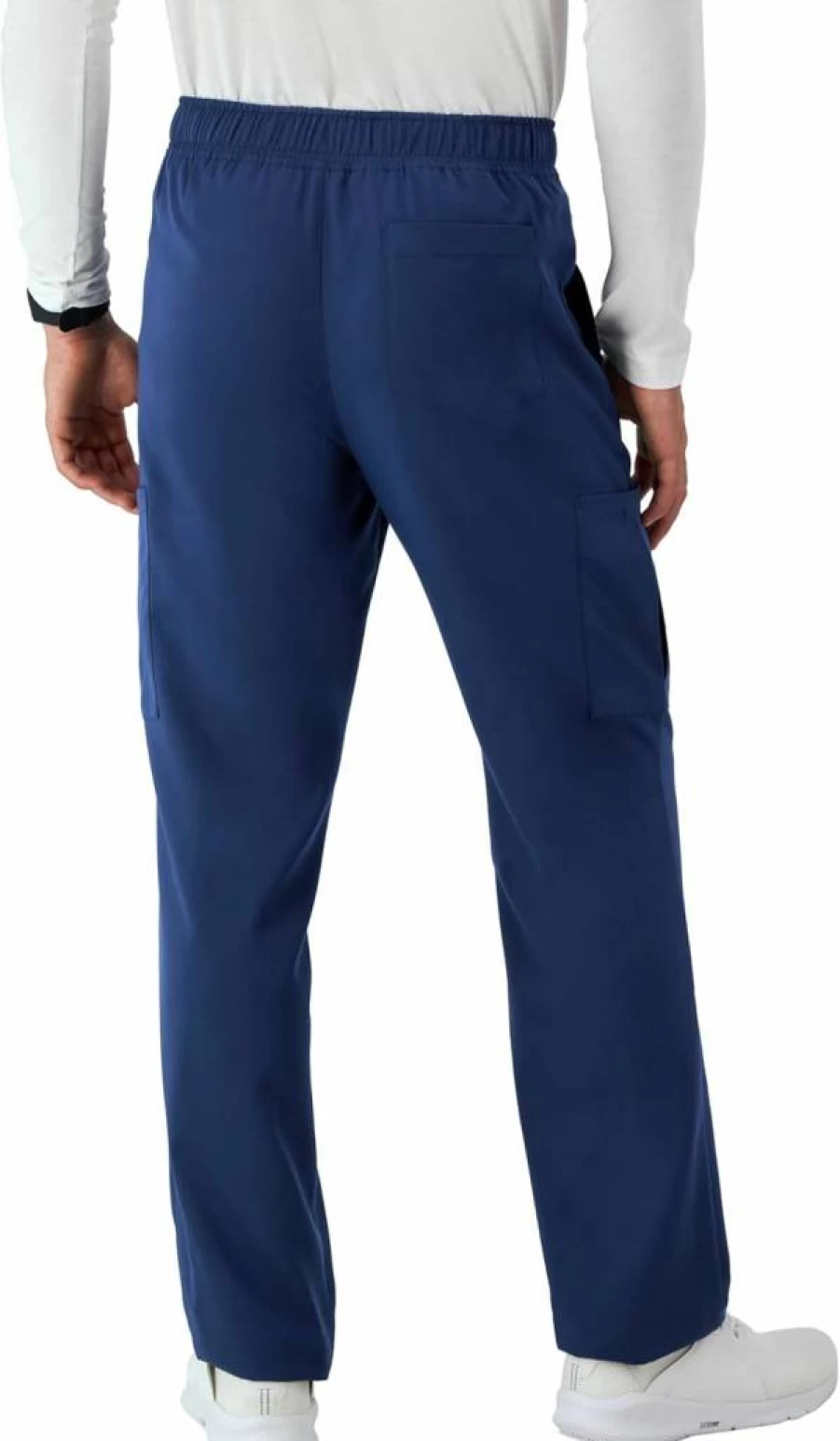 Hanes Men's Moisture-Wicking Scrub Pants with Odor Control & 5 Pockets - Healthcare Workwear