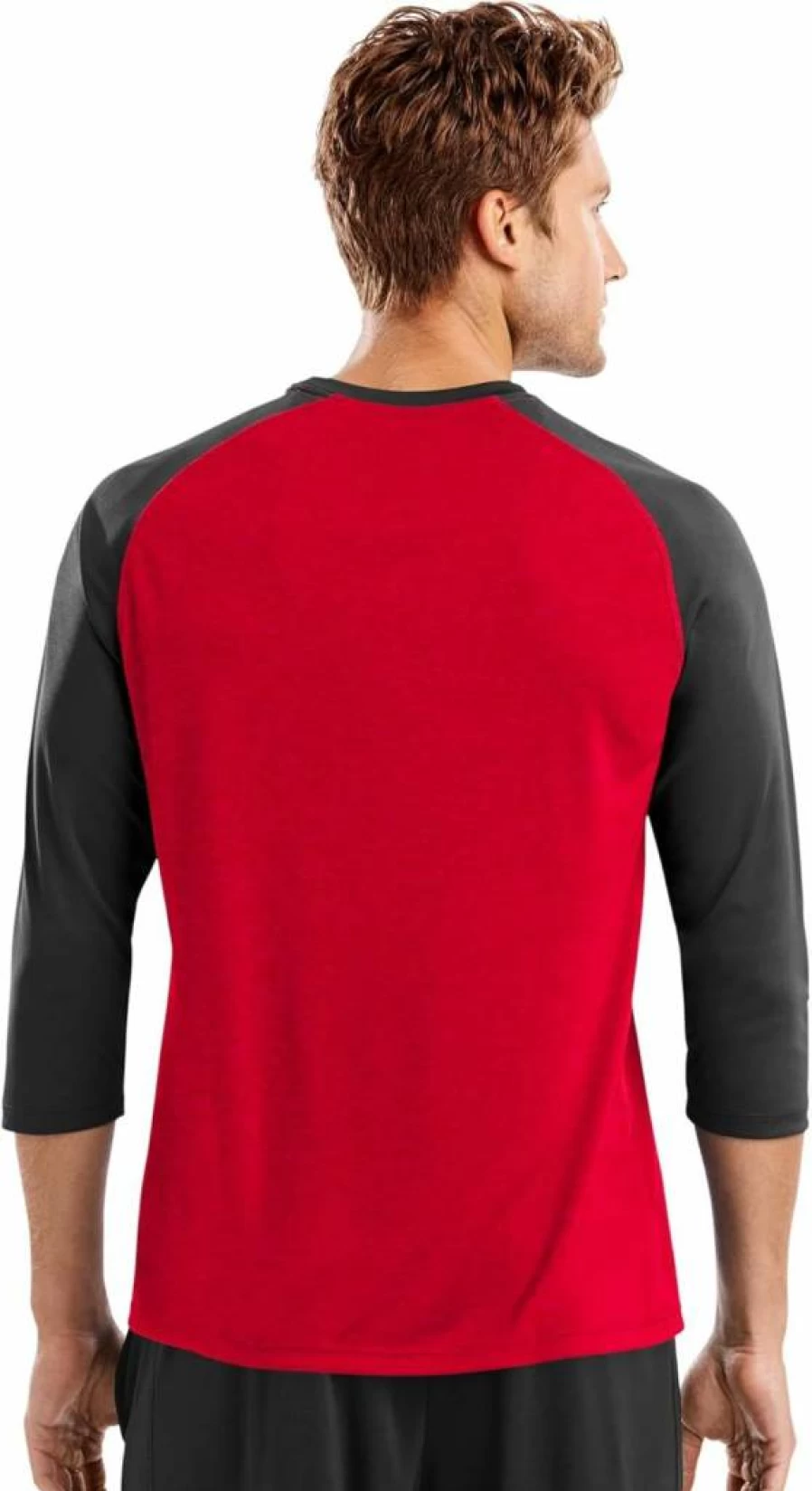 Hanes Men's Performance Baseball T-Shirt - Moisture-Wicking Sport Tee for Athletic Comfort