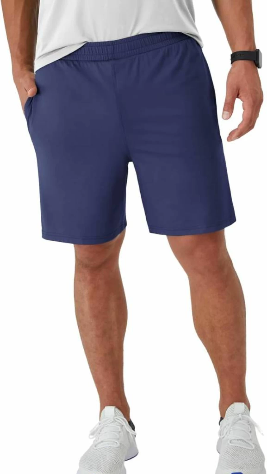 Hanes Men's 7-Inch Workout Boxer Briefs with Moisture-Wicking Fabric & Support Pouch for Active Lifestyles