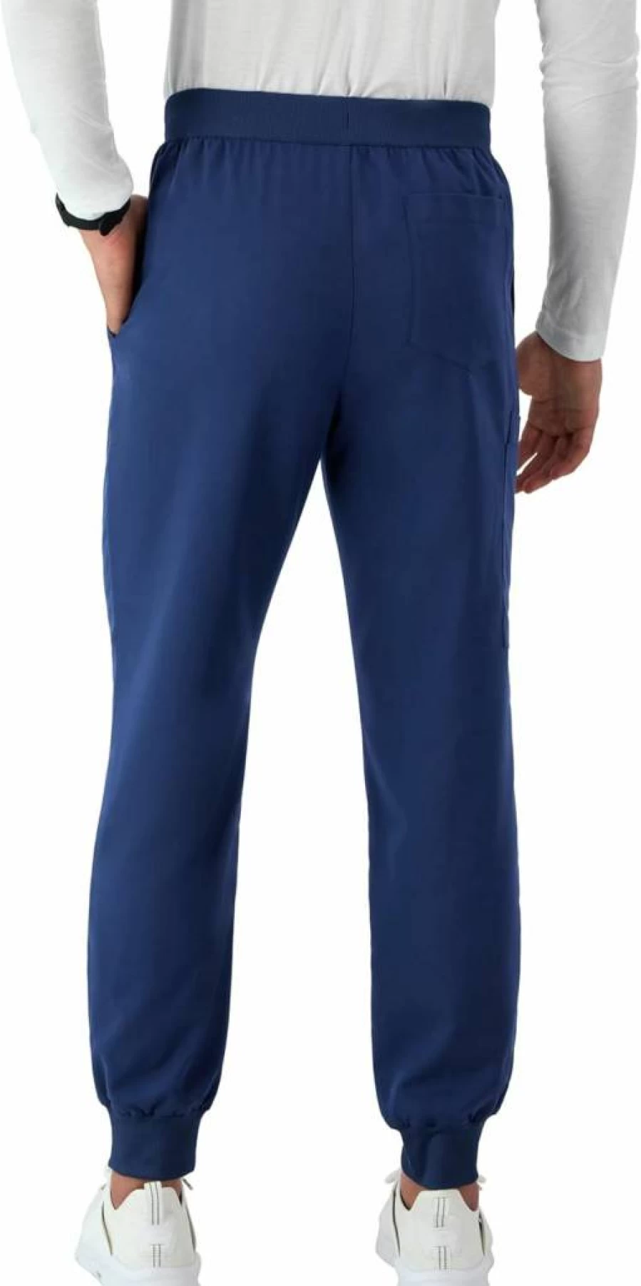 Hanes Men's Healthcare Scrub Joggers - Moisture-Wicking, Odor Control, Multi-Pocket Work Pants