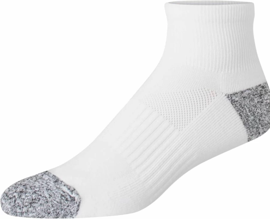 Hanes Men's Moisture-Wicking Low-Cut Socks 6-Pack with Breathable Mesh for Performance & Comfort