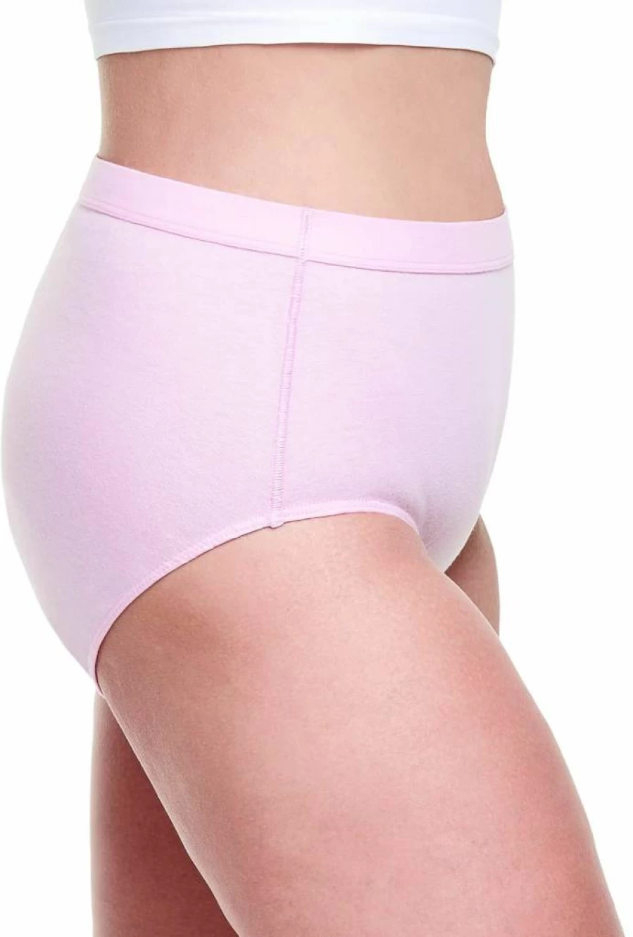 Hanes Women's Organic Cotton Underwear 6-Pack - ComfortSoft Breathable Panties (Assorted Colors)