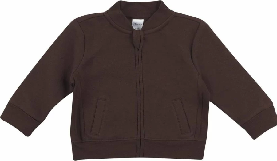Hanes Baby & Toddler 4-Way Stretch Fleece Zip-Up Hoodie - Soft Zippin Jacket for Infants and Kids