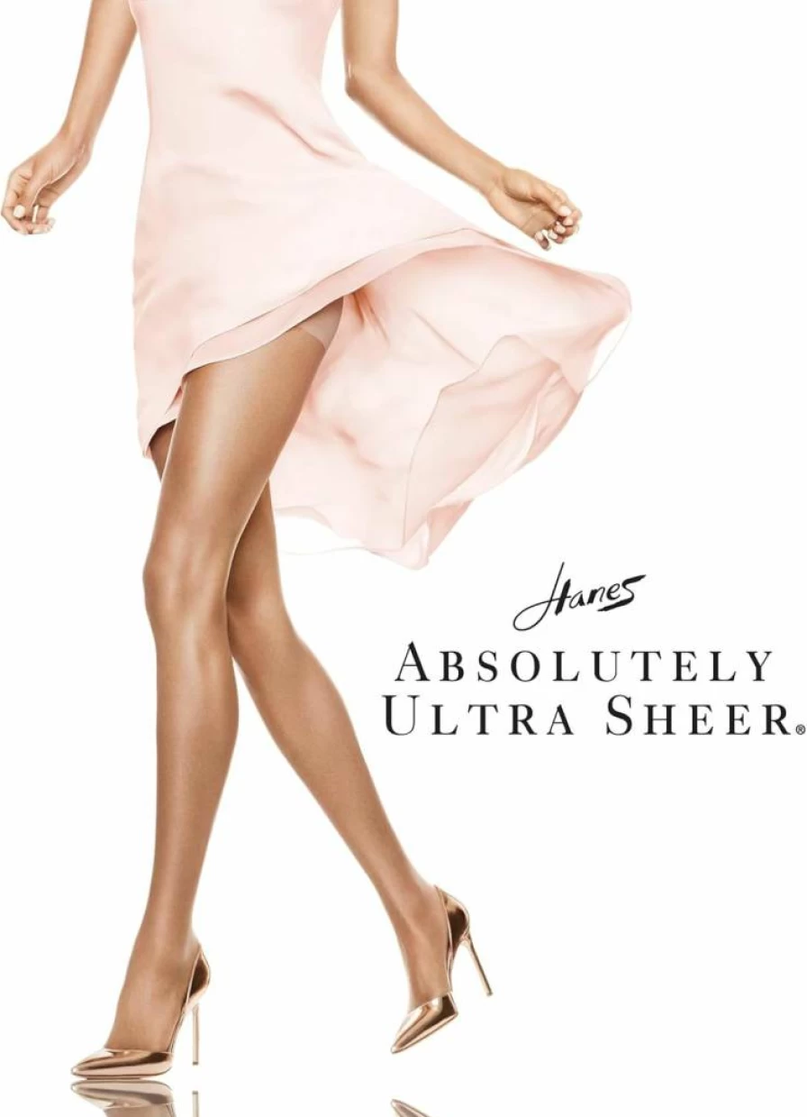 Hanes Women's Ultra Sheer Control Top Pantyhose with Reinforced Toe for Comfort and Support