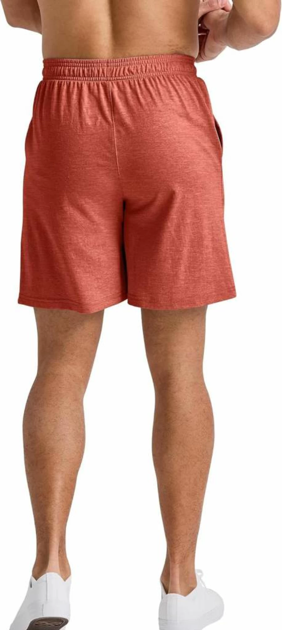 Hanes Men's Lightweight Tri-Blend Jersey Shorts with Pockets - Comfortable Pull-On Originals