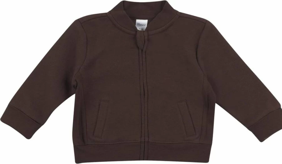 Hanes Baby & Toddler Zip-Up Fleece Jacket - Soft 4-Way Stretch Sweatshirt for Kids