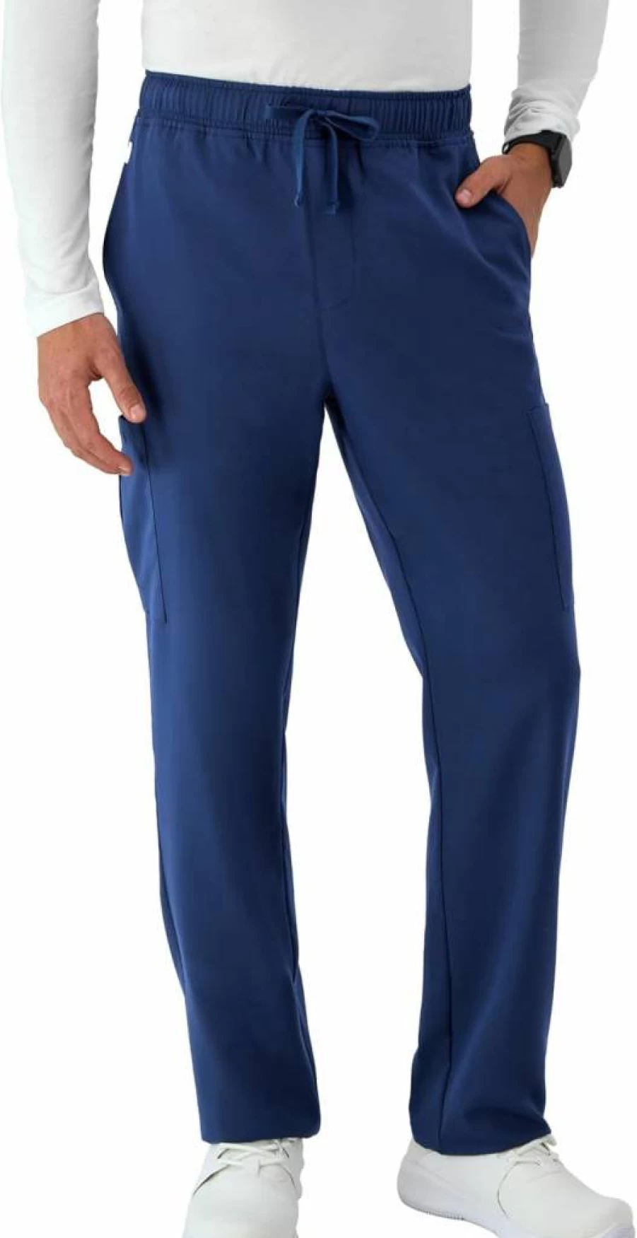 Hanes Men's Healthcare Scrub Pants - Moisture-Wicking, Odor Control, 5-Pocket Workwear for Medical Professionals