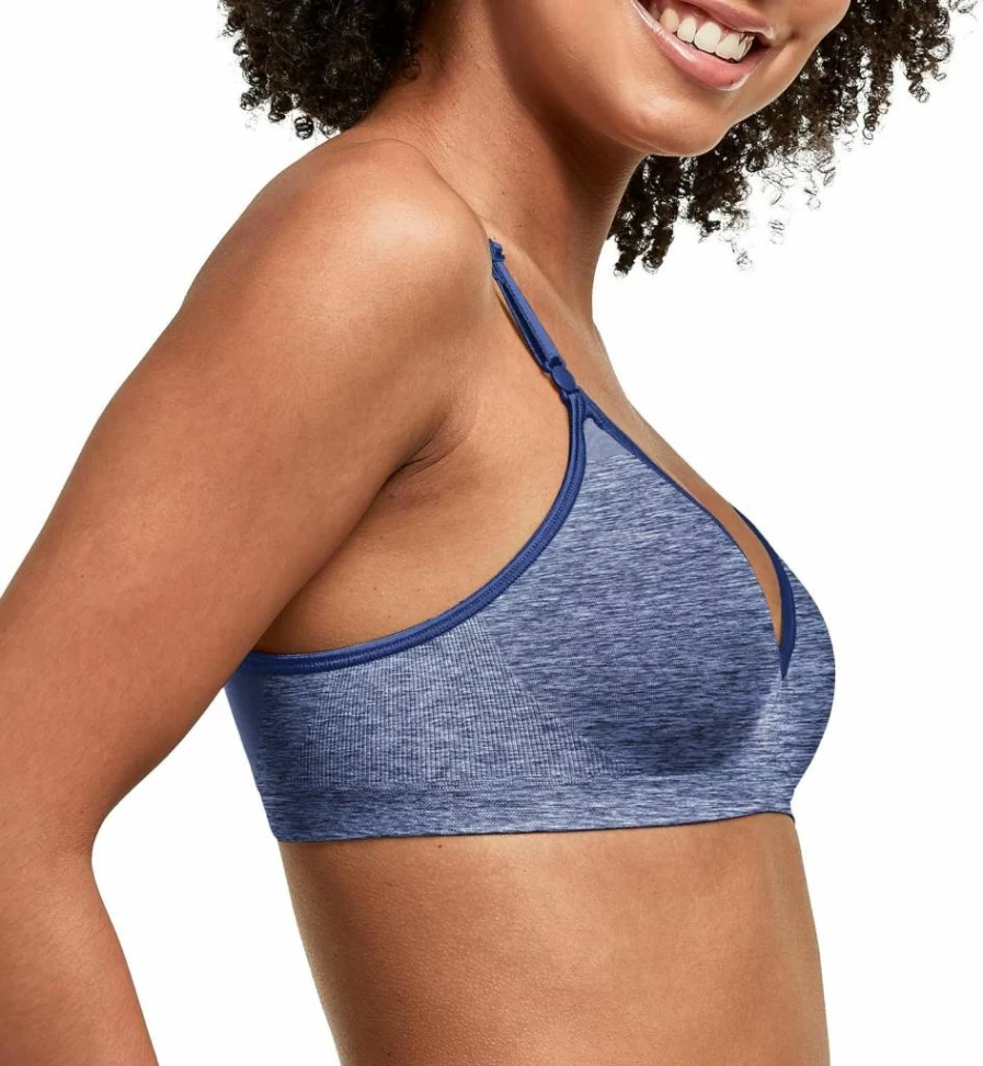Hanes Women's Wireless Comfort Bra - Moisture-Wicking, Convertible, Full-Coverage T-Shirt Bra for All-Day Support