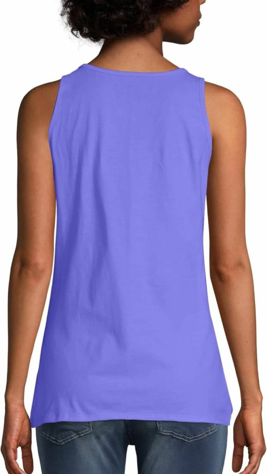 Hanes Women's Lightweight Scoop Neck Tank Top - Soft Cotton Jersey Camisole for Women