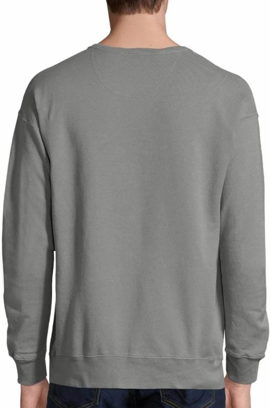 Hanes Men's Garment-Dyed Fleece Crewneck Pullover Sweatshirt - Originals Collection