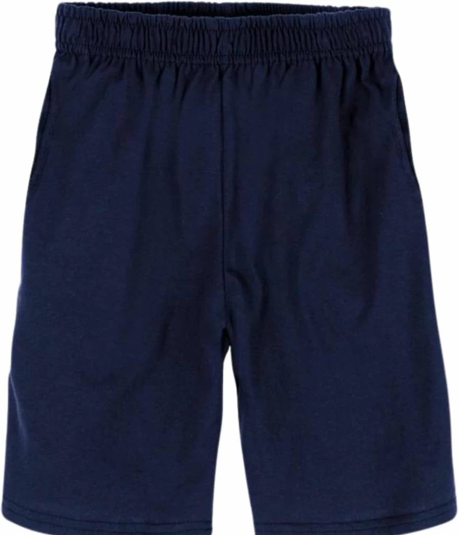 Hanes Boys' Cotton Pull-On Shorts 2-Pack with Pockets - Comfortable Jersey Play Shorts