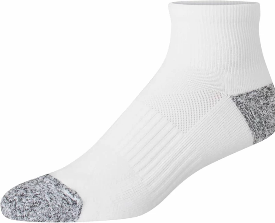 Hanes Men's Moisture-Wicking Low-Cut Socks 6-Pack with Breathable Mesh for Performance & Comfort