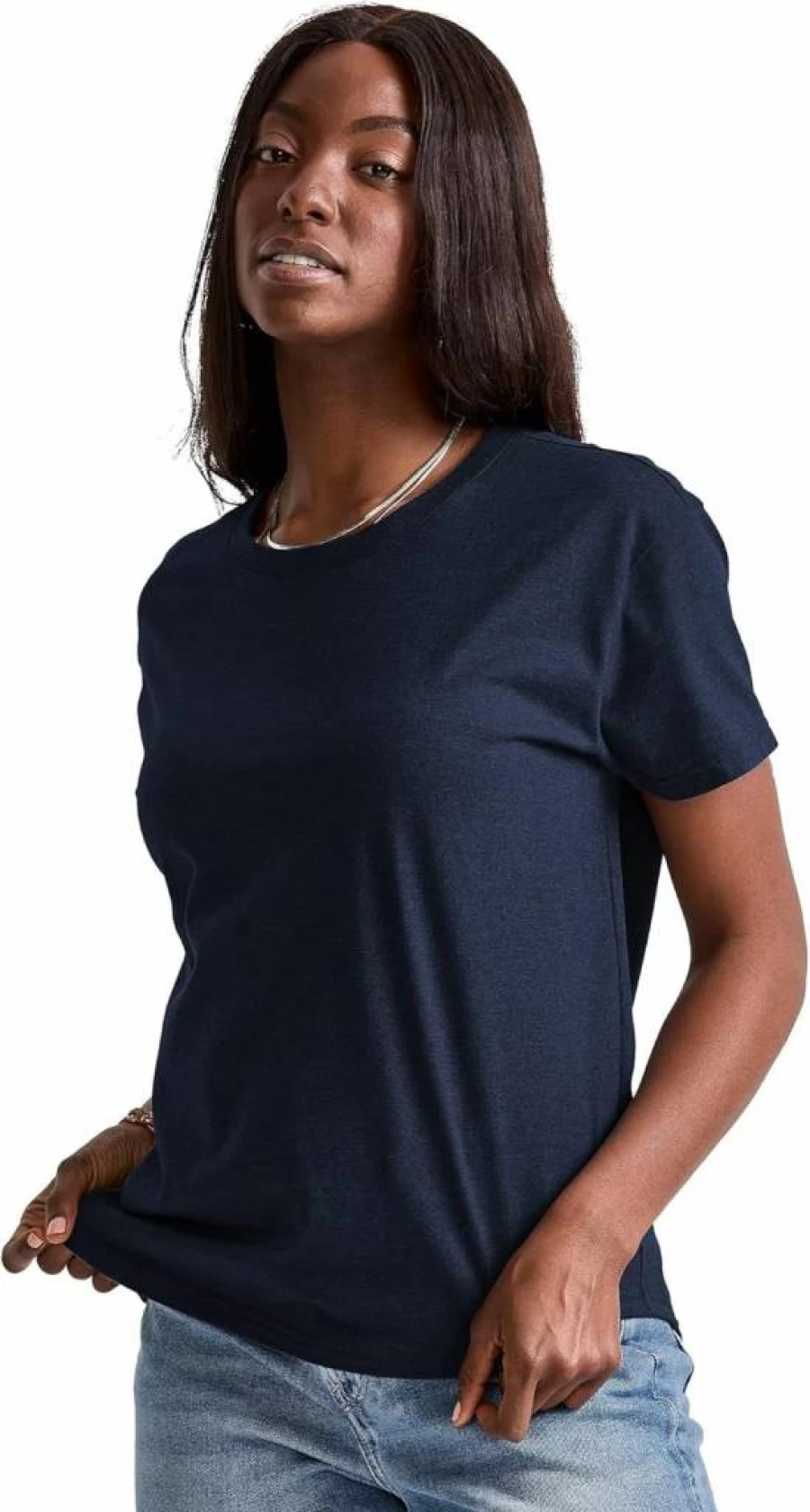 Hanes Women's Plus Size Oversized Tri-Blend Relaxed Fit T-Shirt - Lightweight Casual Tee