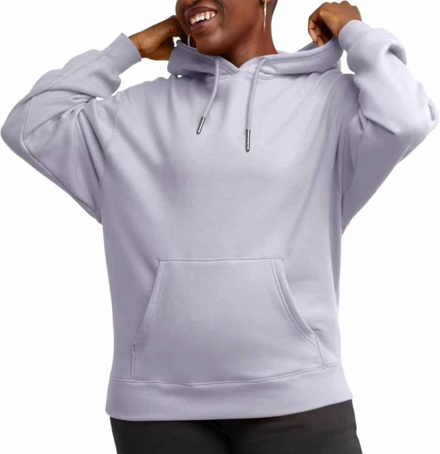 Hanes Women's Plus-Size Midweight Fleece Pullover Hoodie | Soft Comfortable Hooded Sweatshirt | Classic Original Design