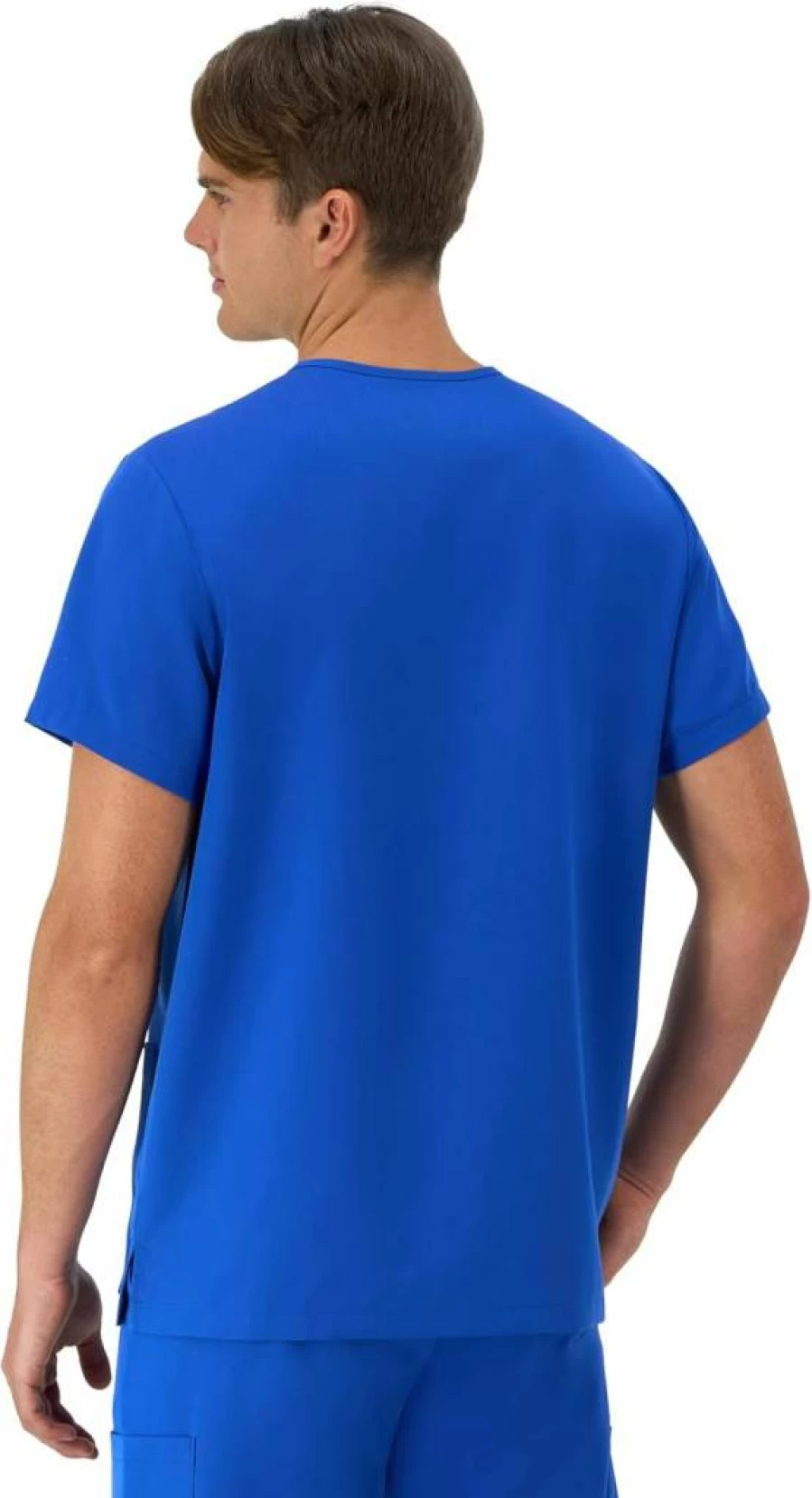 Hanes Men's Moisture-Wicking Stretch Scrub Shirt - Odor Control Healthcare Top