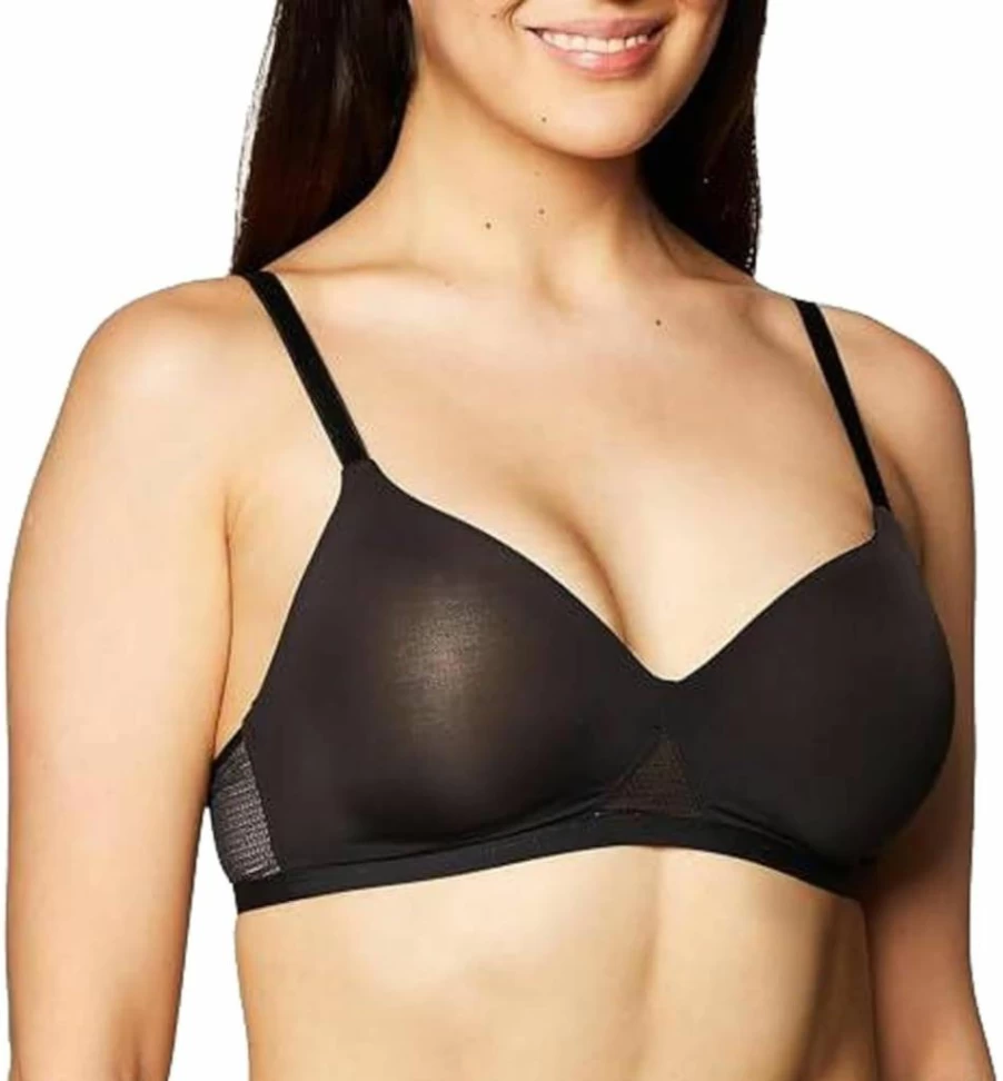 Hanes Women's ComfortFlex Wireless T-Shirt Bra - Lightweight Comfort Foam Support