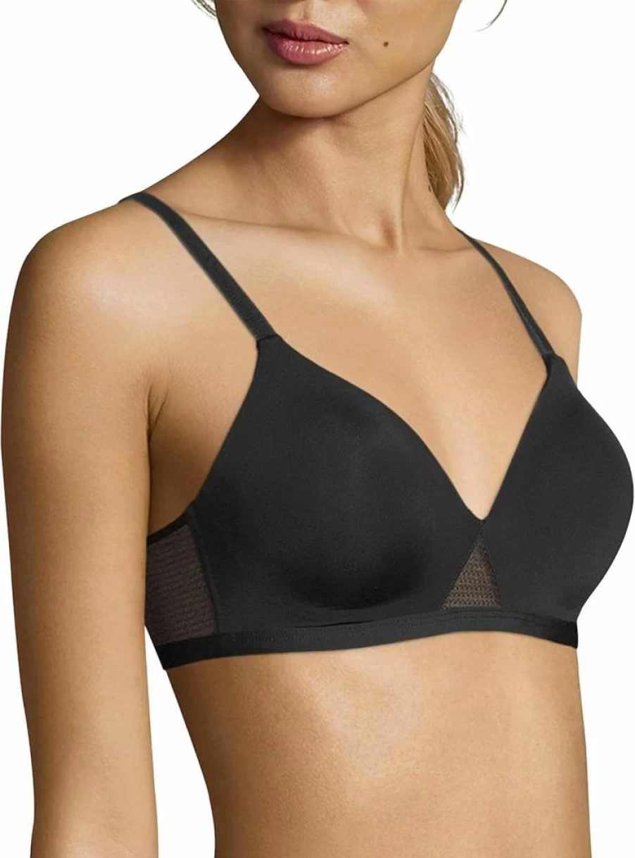 Hanes Women's ComfortFlex Wireless T-Shirt Bra - Lightweight Comfort Foam Support
