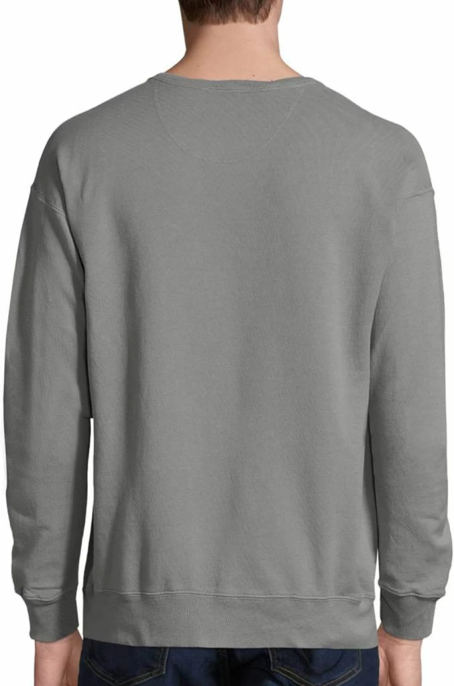 Hanes Men's Garment-Dyed Fleece Crewneck Pullover Sweatshirt - Originals Collection