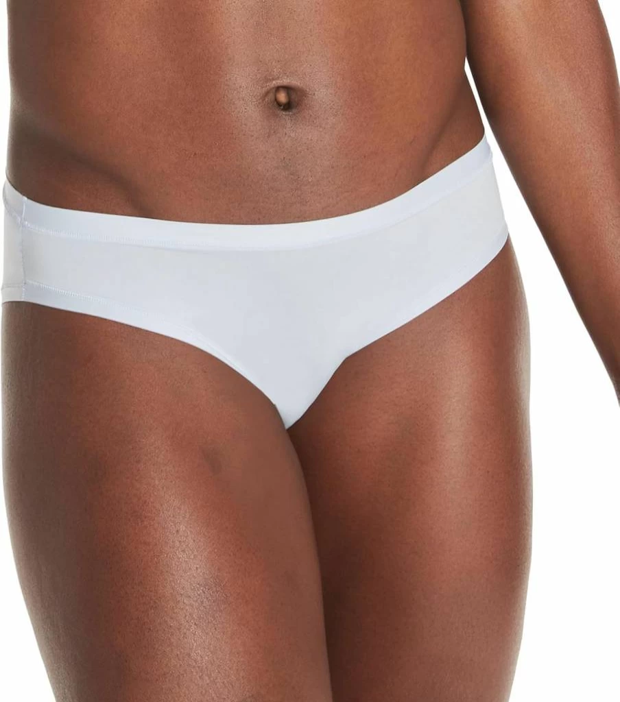 Hanes Women's Comfort Flex Fit Underwear Pack - 6-Pack Microfiber Bikini & Thong Panties, Stretch Breathable Briefs
