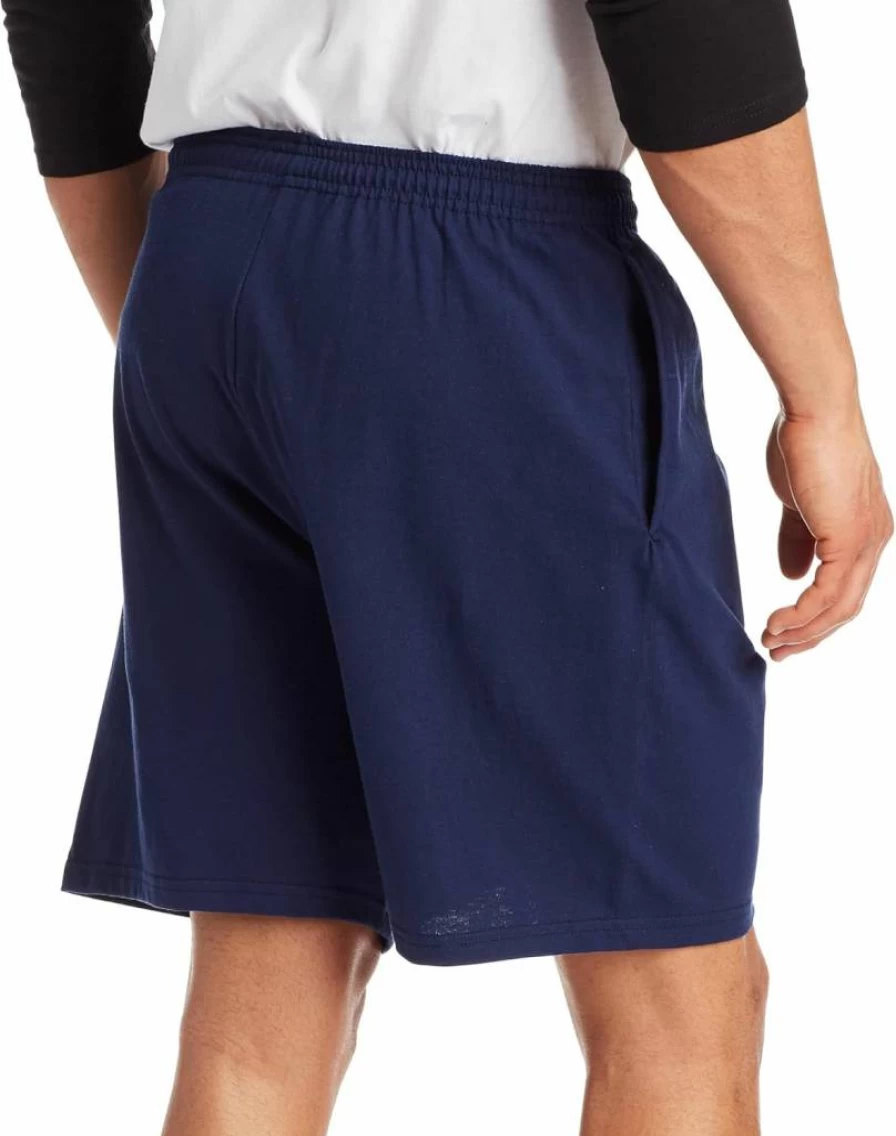 Hanes Men's ComfortSoft Jersey Pocket Shorts - Soft Breathable Cotton Casual Shorts with Side Pockets