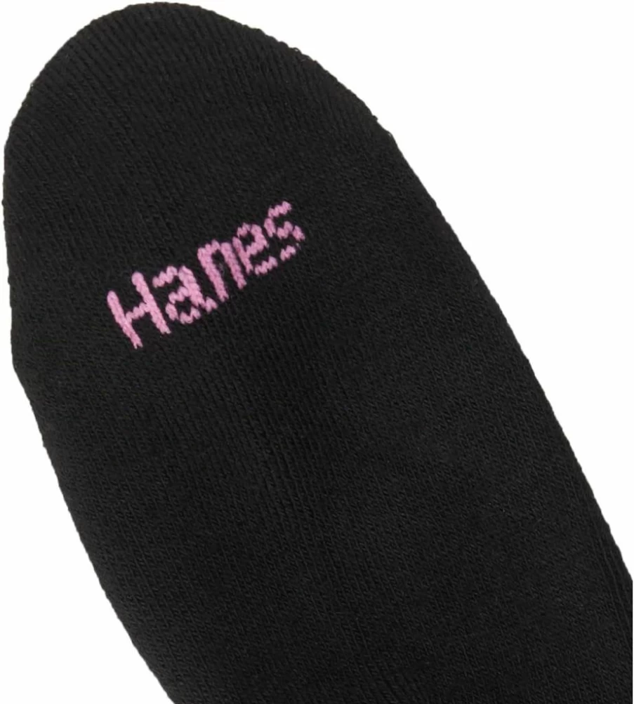 Hanes Women's 6-Pack Ultimate Comfort Seamless Toe Ankle Socks for Everyday Wear