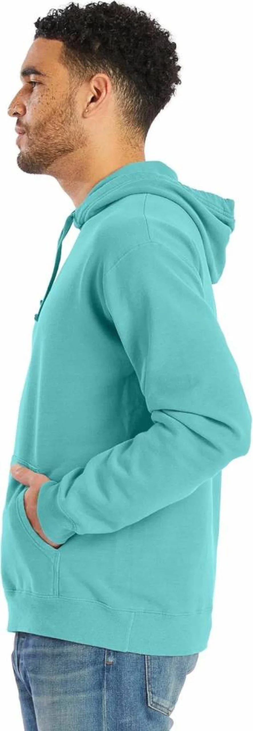 Hanes Men's Garment Dyed ComfortWash Hoodie - Soft Casual Pullover Sweatshirt for Men