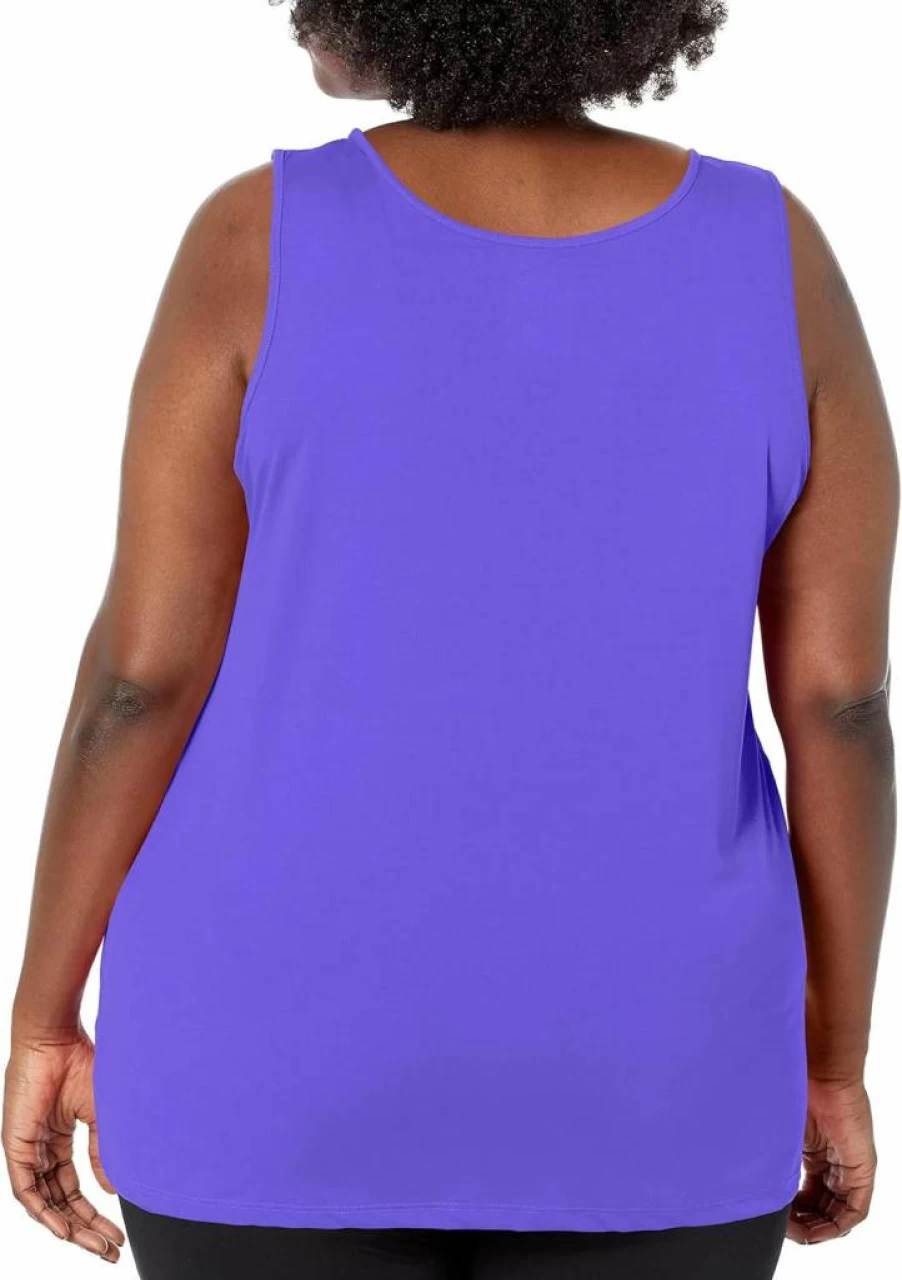 JUST MY SIZE Women's Cool Dri Moisture-Wicking Comfort Tank Top