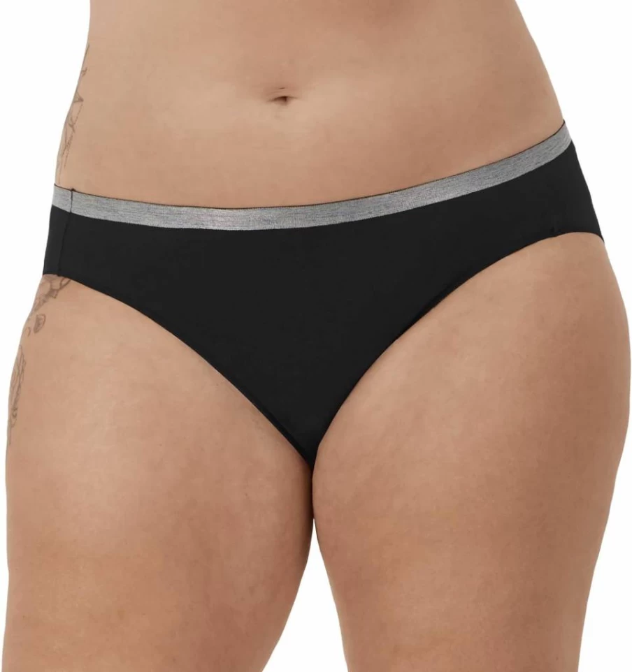 Hanes Women's Cotton Stretch Brief Underwear 5-Pack - Plus Size Comfort Panties