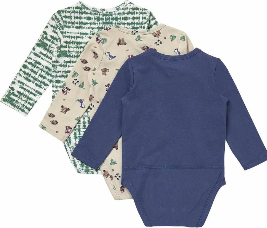Hanes Unisex Baby 3-Pack Long Sleeve Bodysuits – Soft Cotton Infant Onesies for Boys & Girls, Comfortable & Durable Pure Comfort Outfits