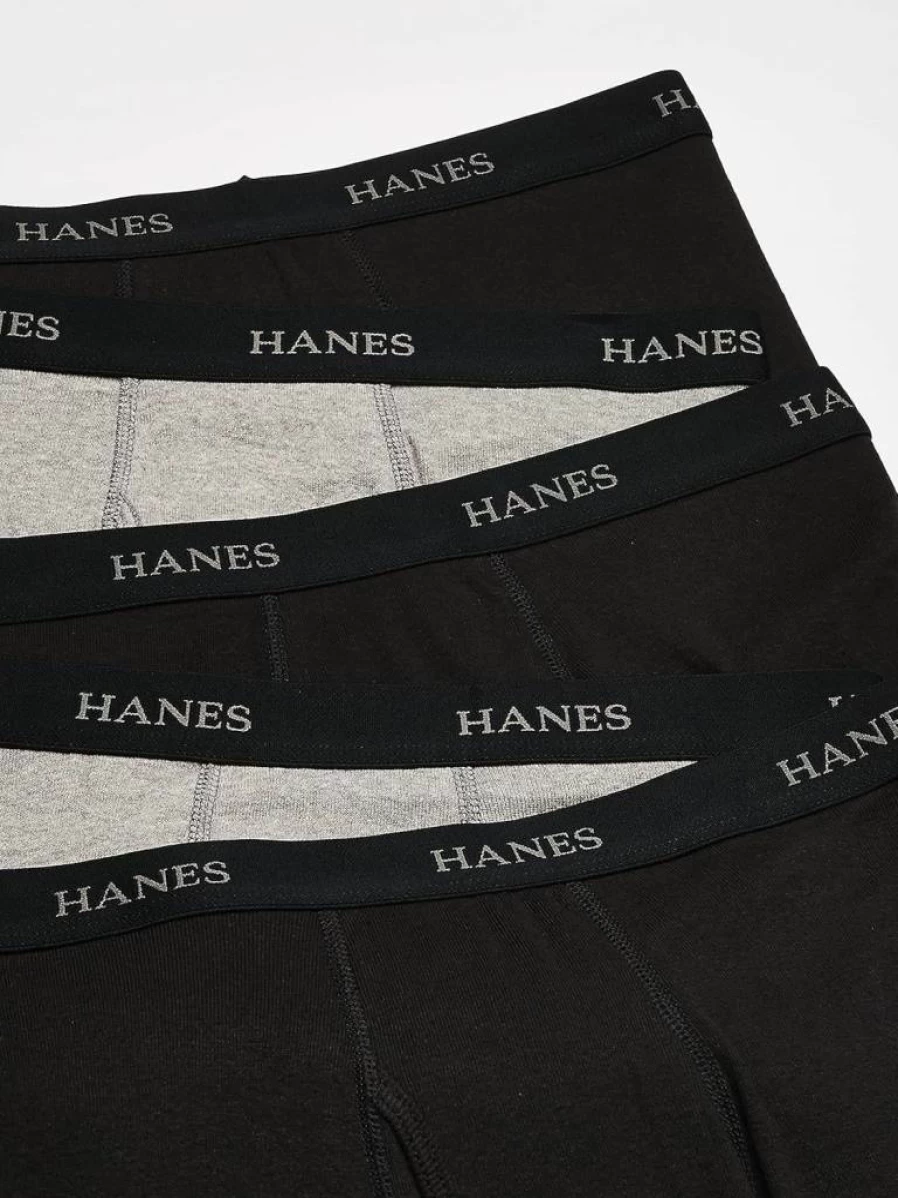 Hanes Men's Cotton ComfortSoft Boxer Briefs Multipack - Moisture-Wicking, Breathable Underwear for Men