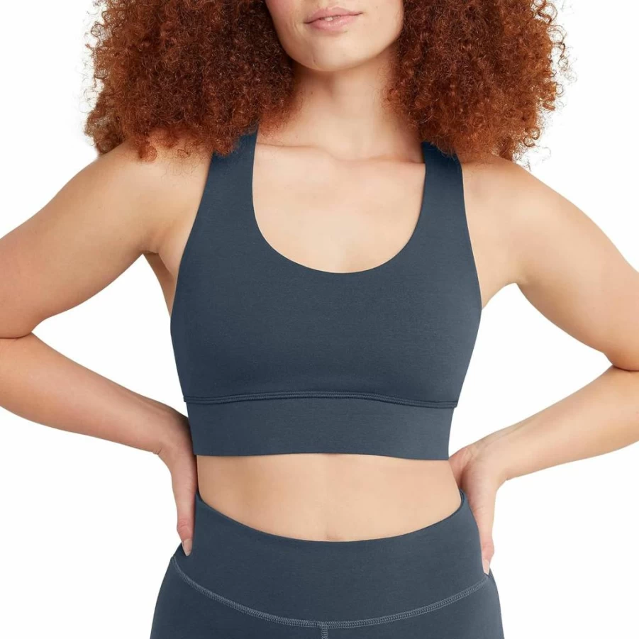 Hanes Women's Longline Sports Bra - Comfortable & Supportive Activewear for Workouts