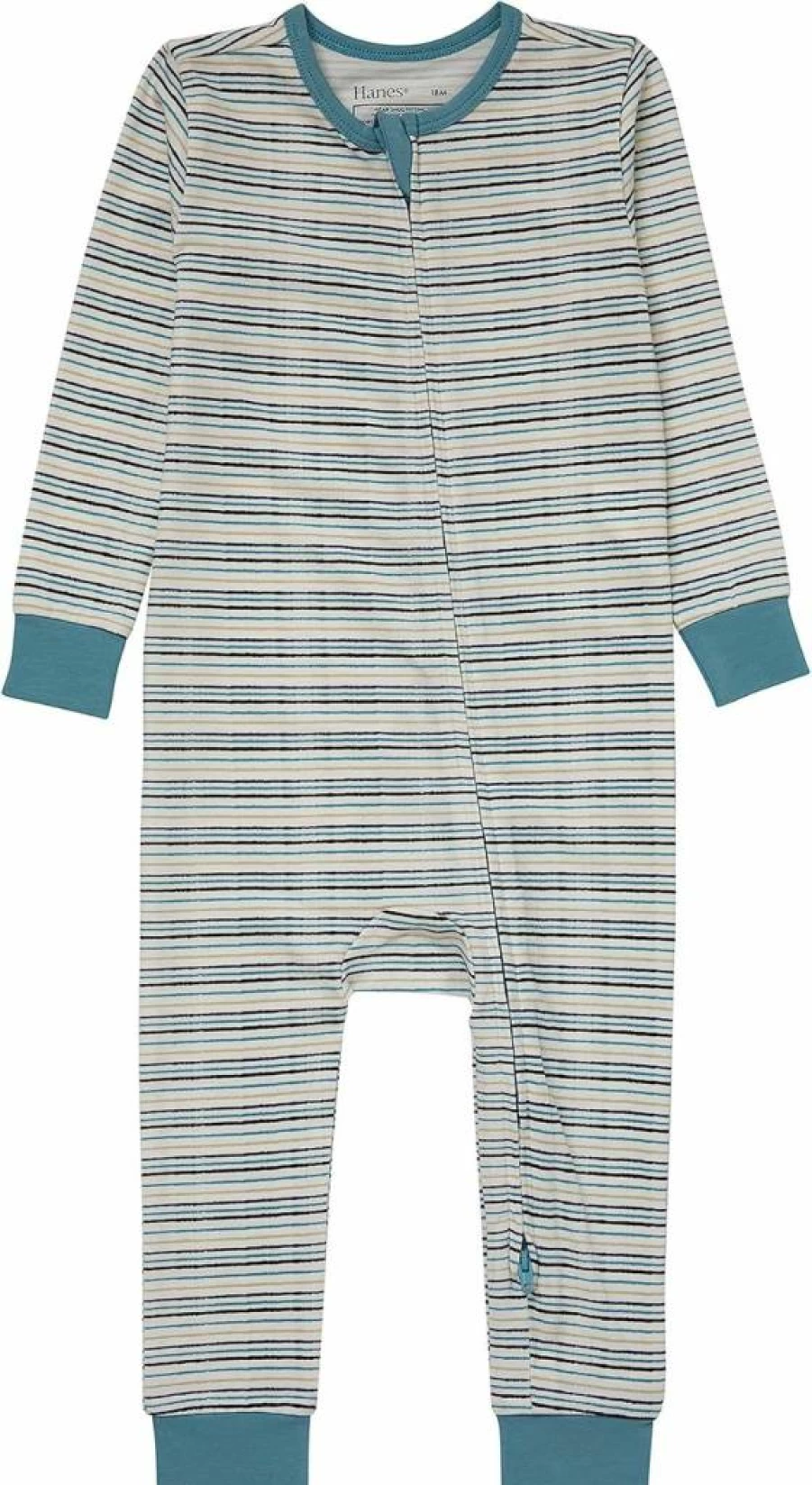 Hanes Organic Baby Sleep 'N Play Footless Romper - Long Sleeve Unisex Infant Jumpsuit for Boys & Girls