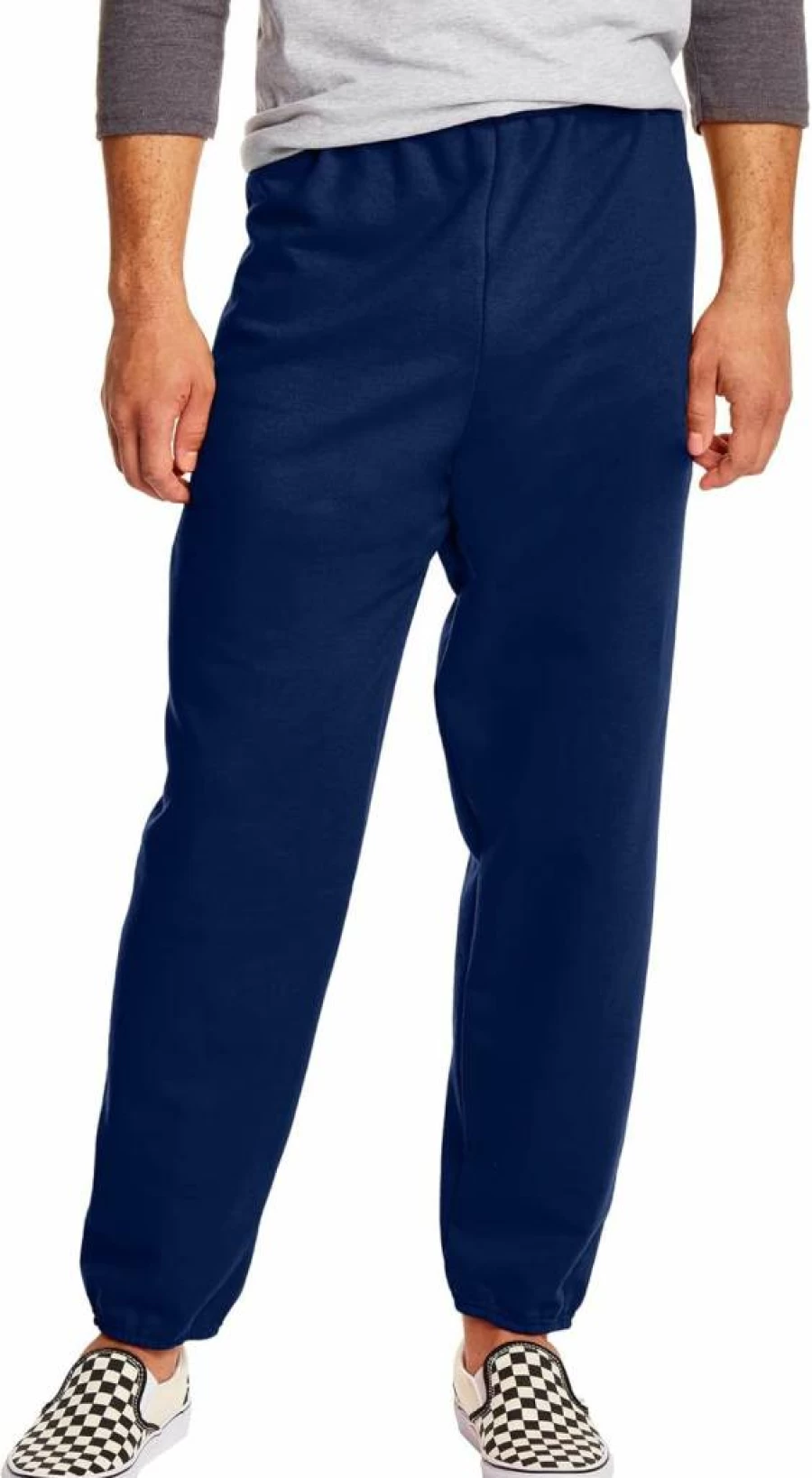 Hanes Men's EcoSmart Fleece Sweatpants with Cuffed Ankles for Athletic & Lounge Wear