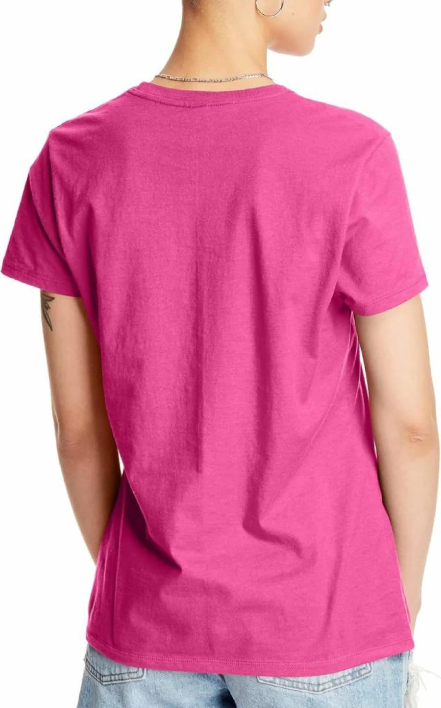 Hanes Women's Lightweight Perfect-T Cotton Crewneck Short Sleeve T-Shirt