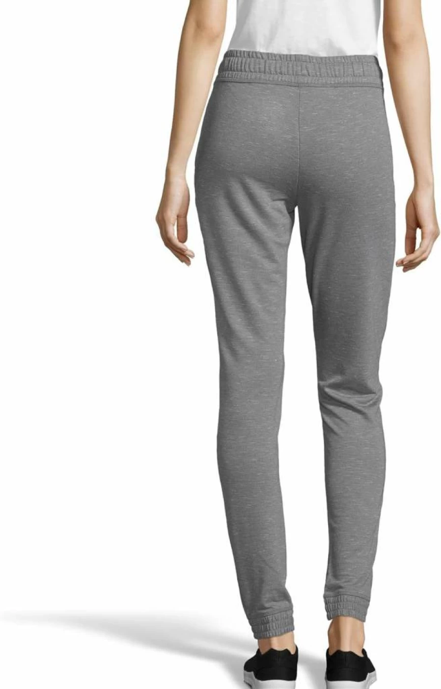 Hanes Women's ComfortFit French Terry Jogger Pants with Side Pockets - Soft Tri-Blend Fabric for Lounge & Active Wear