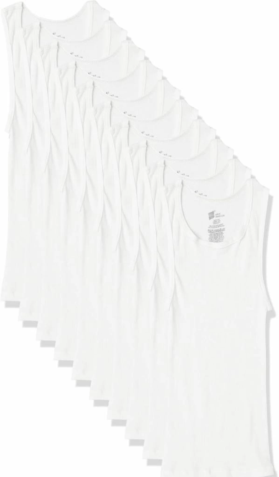 Hanes Boys' 5-Pack EcoSmart Cotton Tank Undershirts for Comfort & Breathability