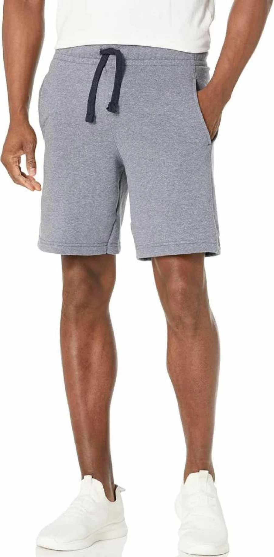 Hanes Men's Heavyweight Fleece Sweat Shorts with Pockets - Comfortable Casual Lounge Shorts