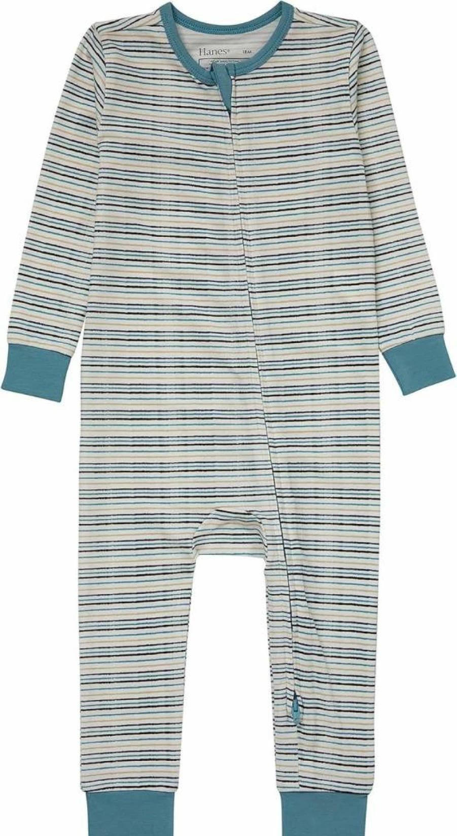 Hanes Organic Baby Sleep 'n Play - Pure Comfort Long Sleeve Footless Romper for Infants, Unisex Boys & Girls