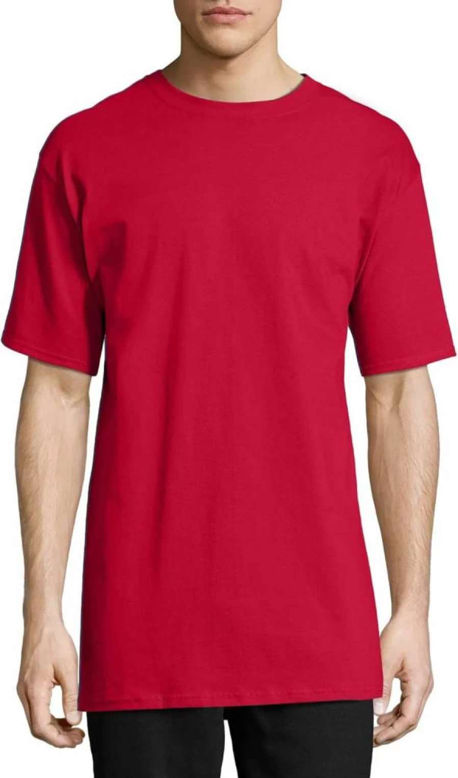 Hanes Men's Big & Tall Beefy-T Heavyweight Cotton T-Shirt, 1 or 2 Pack, Comfort Fit Crewneck Tee